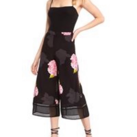 French connection wide leg crop floral pant size 4 🌸 - Picture 7 of 7